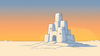 A sand castle
