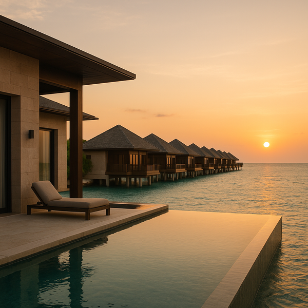 Unveiling the Best Private Jet Routes from Dubai to the Maldives