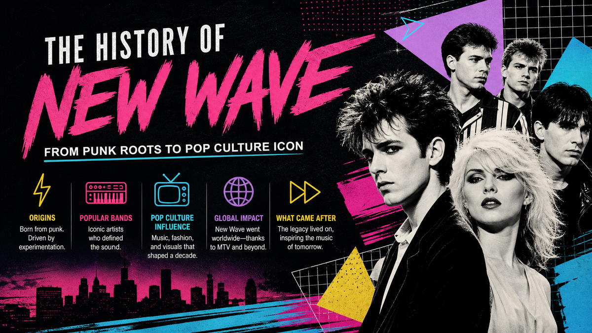 From Synths to Style: The Rise, Reign, and Legacy of New Wave Music