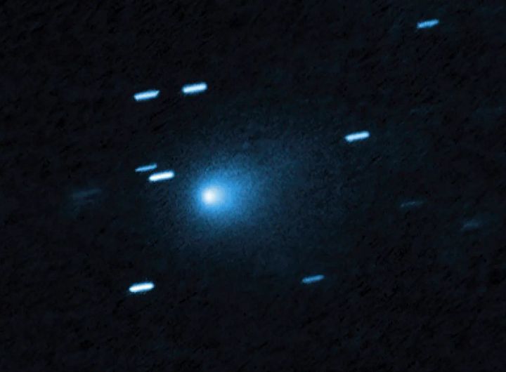 An image of the interstellar object 3I/ATLAS taken by the Hubble Space Telescope on July 21, 2025
