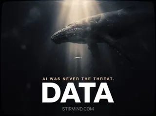 AI will not take your job. Data already did.