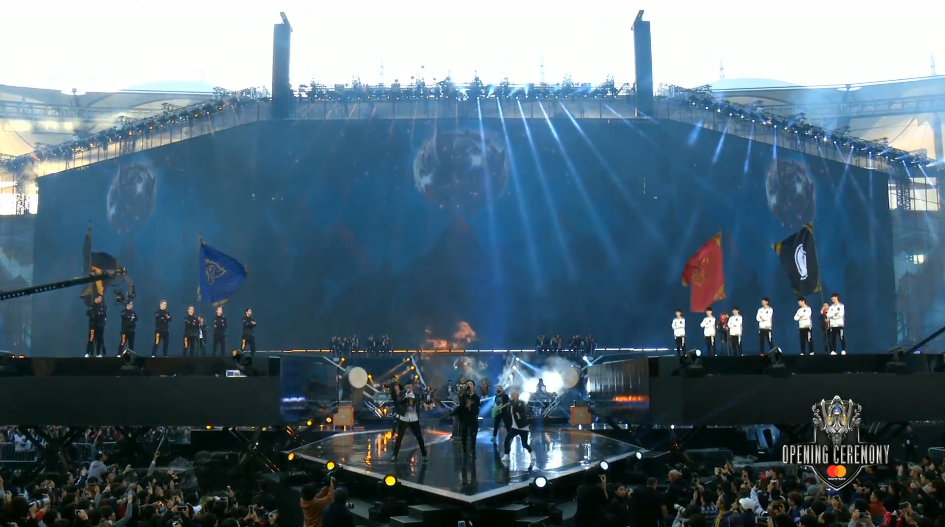 Worlds 2018 opening ceremony presented by Riot games