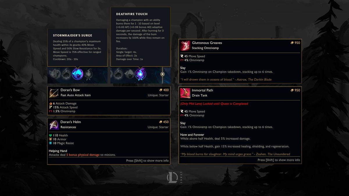 New Starting Items & Runes Coming in S2 2026