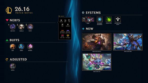 League of Legends Patch 26.16 Notes - LoL Classic Notes now too!