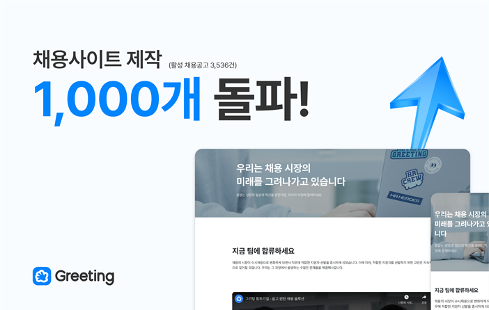 그리팅, 두들린, 채용사이트 제작