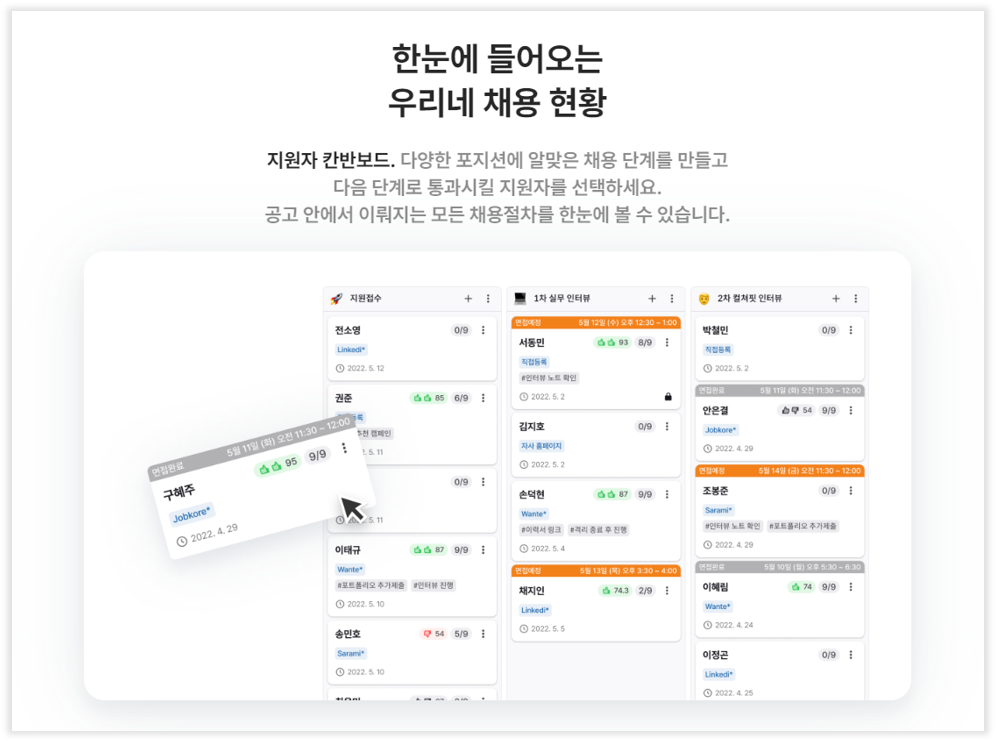 그리팅, 채용 솔루션, ats, 채용 ats