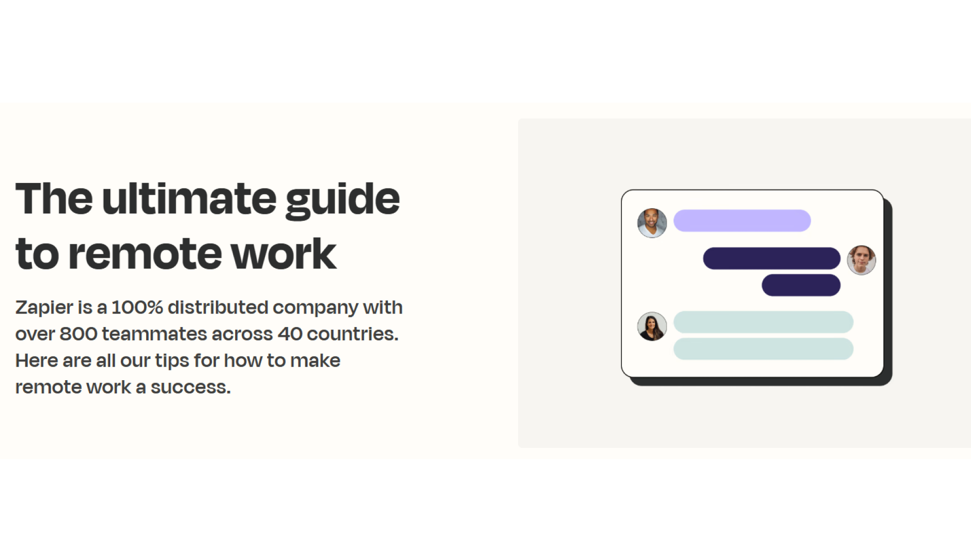 성공적인 원격근무 가이드 -Zapier 사례