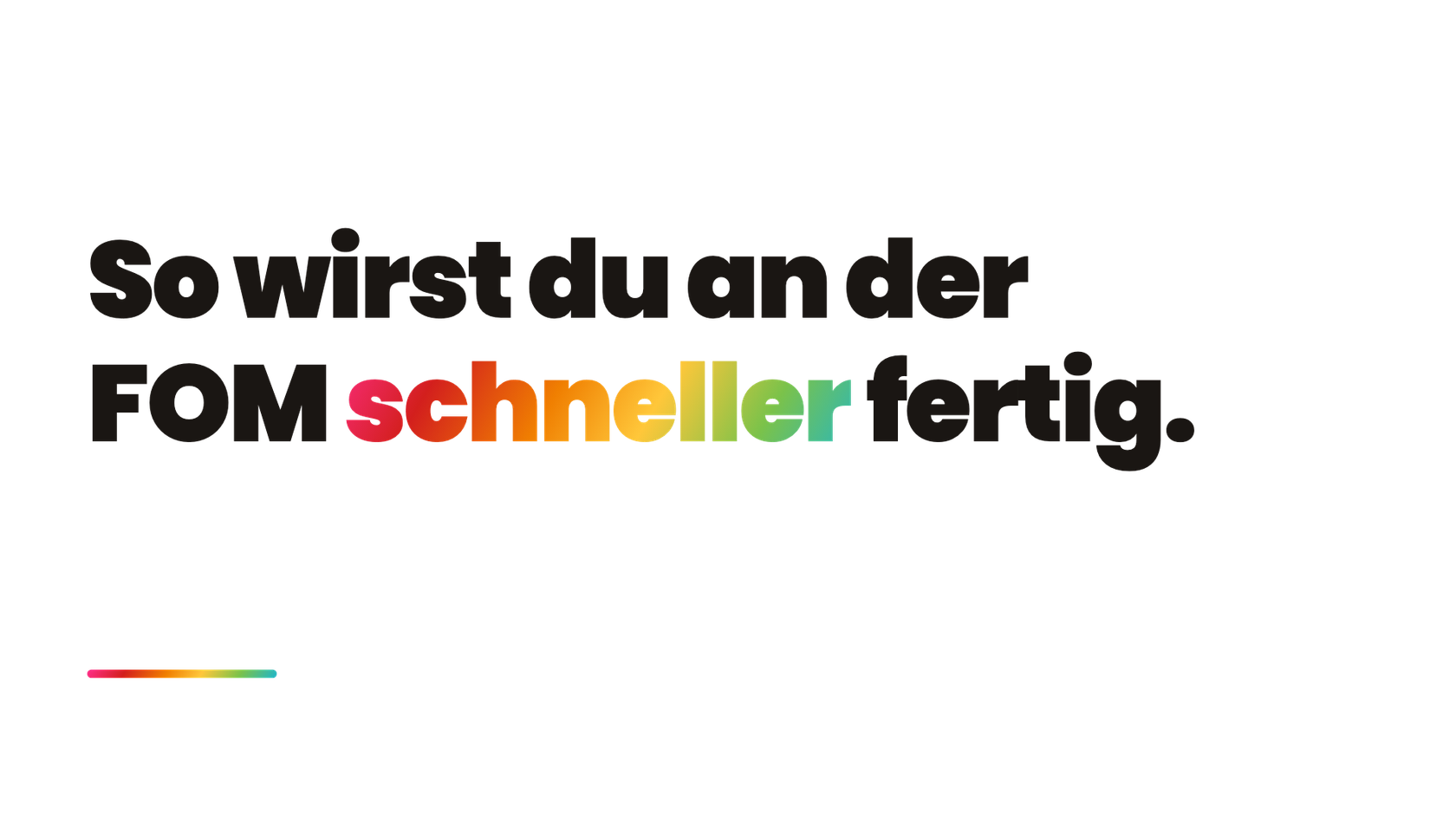 Schneller studieren vs. Klausurtourismus an der FOM
