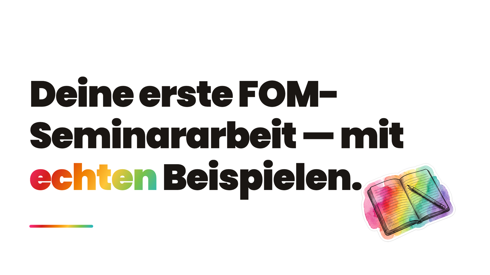 9 Tipps für Seminararbeiten an der FOM (+ Beispiele)