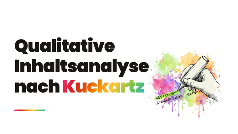 Qualitative Inhaltsanalyse nach Kuckartz einfach erklärt