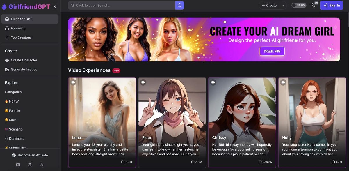 The Best NSFW AI Porn Sites for Creative Freedom in 2026