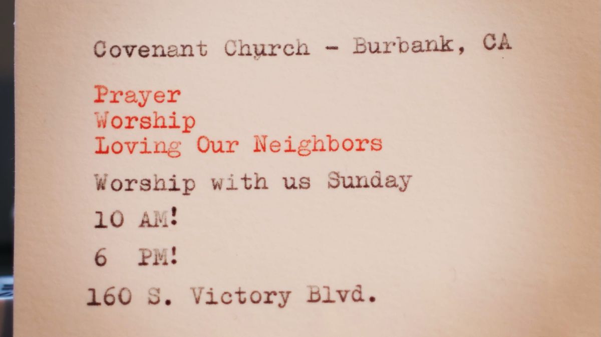 Covenant Church — Morning & Evening Worship: December 28, 2025