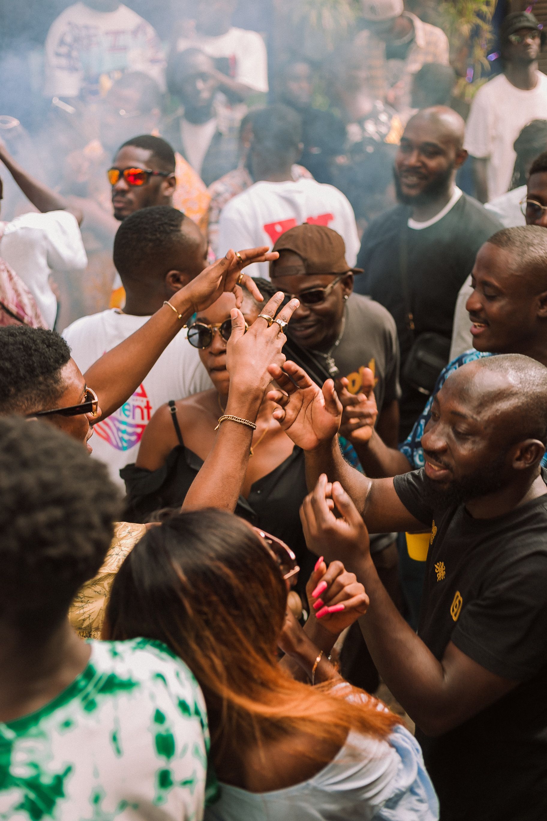 A crowd of attendees vibing at iMullar Sound System