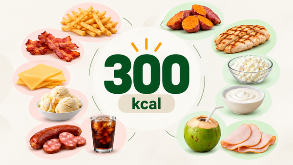 300 calorias são sempre iguais? Entenda a densidade calórica dos alimentos