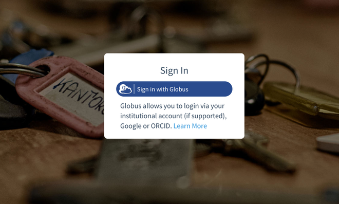Image of: DataCite switches to Globus for Authentication