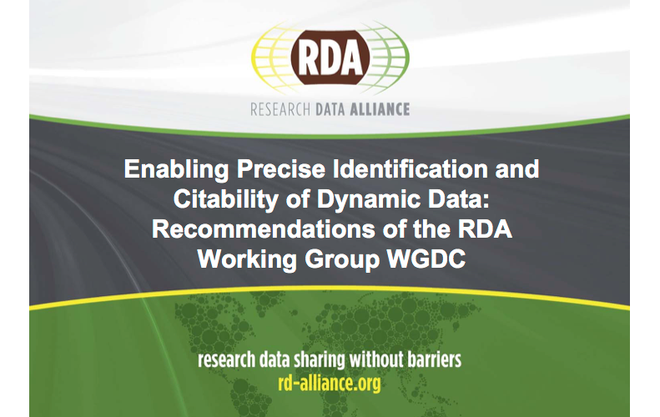 Image of: Dynamic Data Citation Webinar