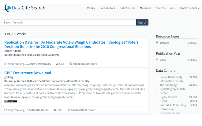 Image of: Relaunching DataCite Search