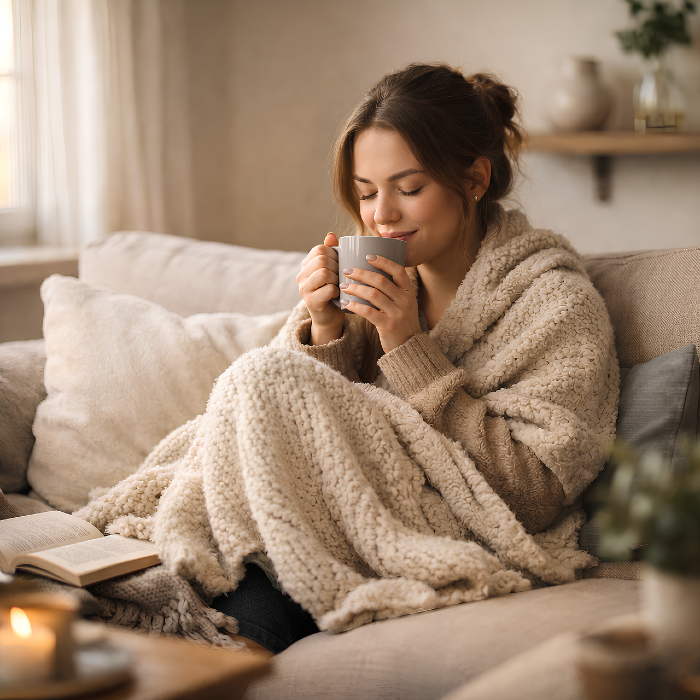 Prendre un moment de calme et de détente, hors écran, pour se détendre et se reconnecter à soi. Image de Breakthrough Apps
