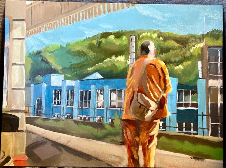 The Man in Yellow at Halifax Station, and How Attention Warps the World