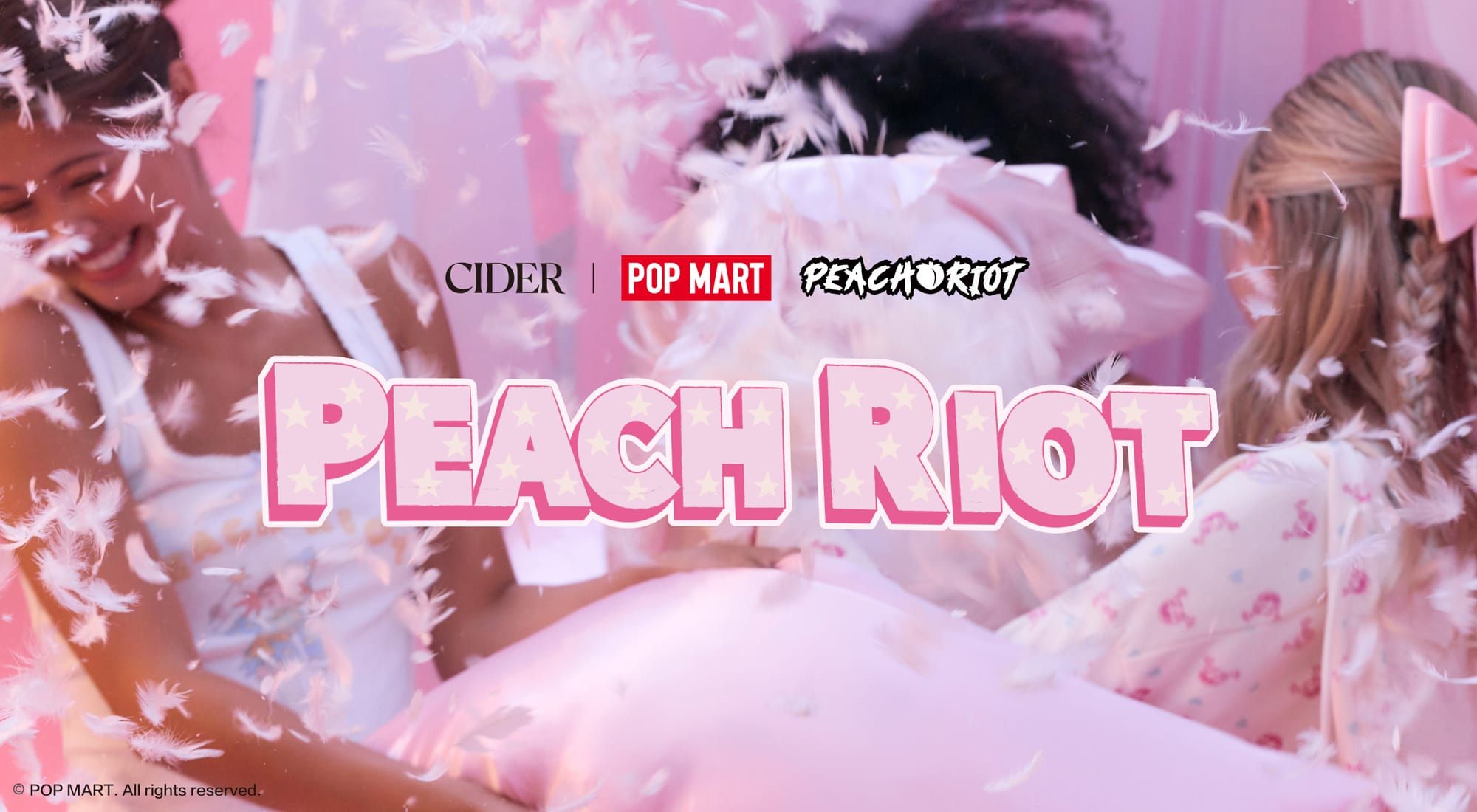 Meet Cider X Peach Riot by Pop Mart!