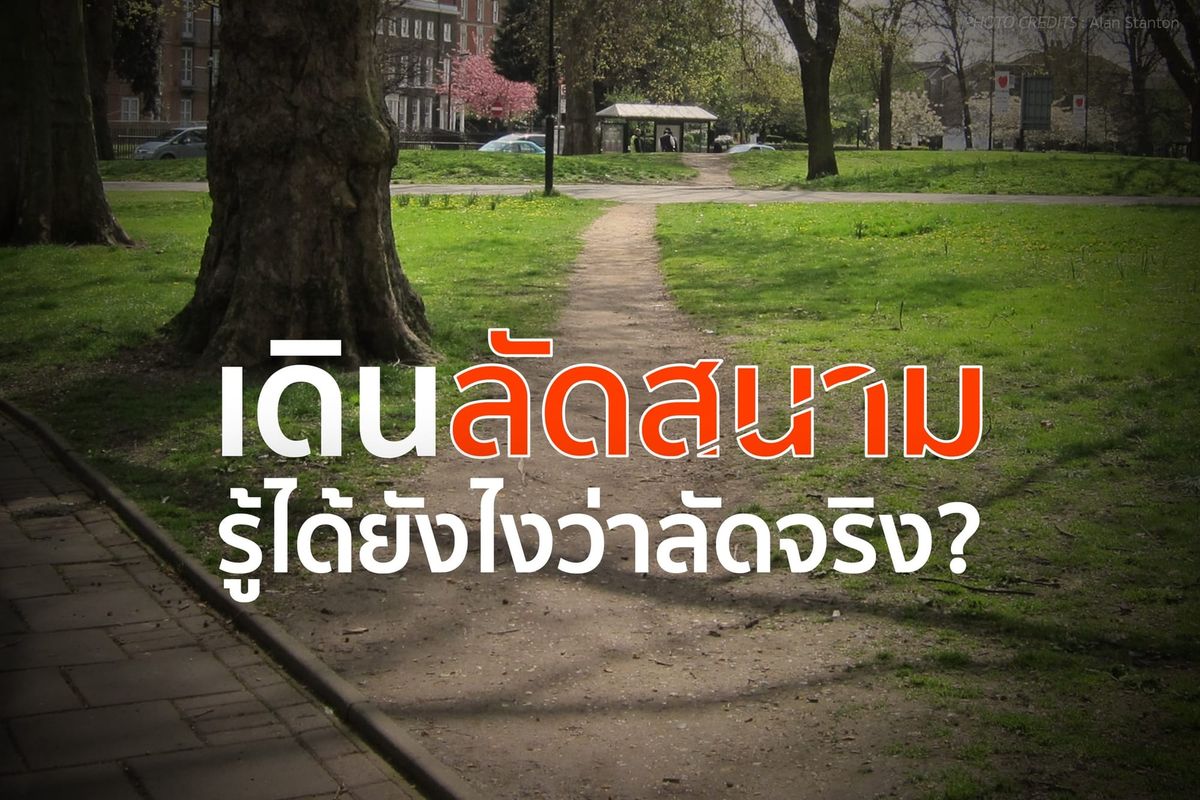 เดินลัดสนามนี่ใกล้ขึ้นเสมอหรือเปล่า