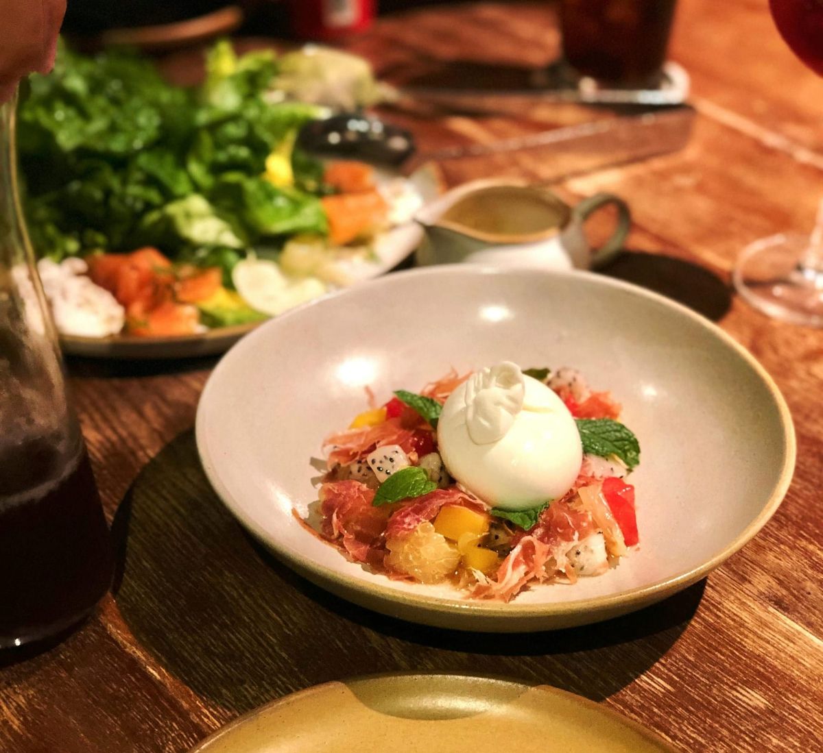 a burrata salad, a short story