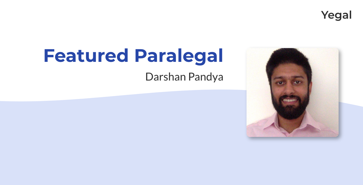 Yegal Paralegal Darshan Pandya