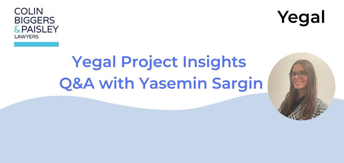 Yegal Paralegal Yasemin Sargin at CBP Lawyers