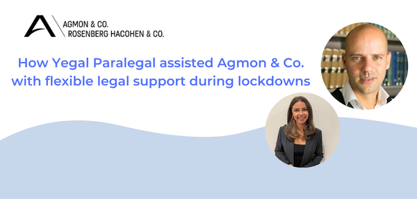 Yegal Paralegal Isabelle Nicolas with Agmon & Co