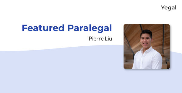 Yegal Paralegal Pierre Liu