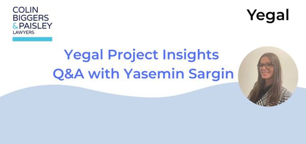 Yegal Paralegal Yasemin Sargin at CBP Lawyers