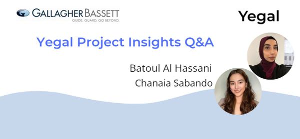 Yegal Paralegals Chanaia and Batoul Al-Hassani at Gallagher Bassett