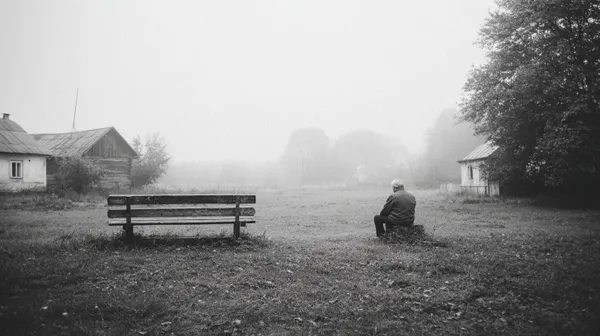 Tuščias suoliukas šalia