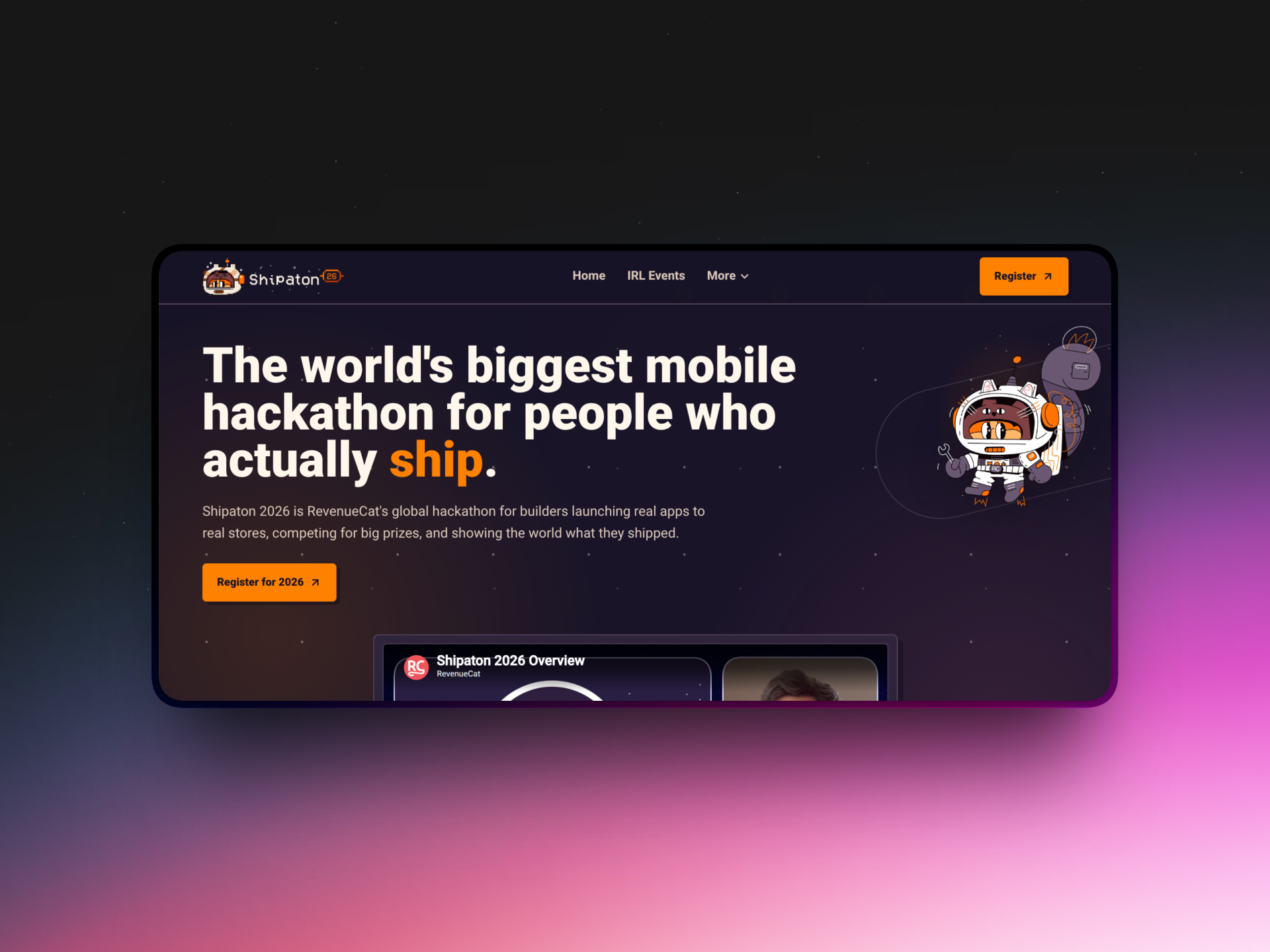 Shipaton 2026 Wants to Turn Your Side Project Into Something Bigger