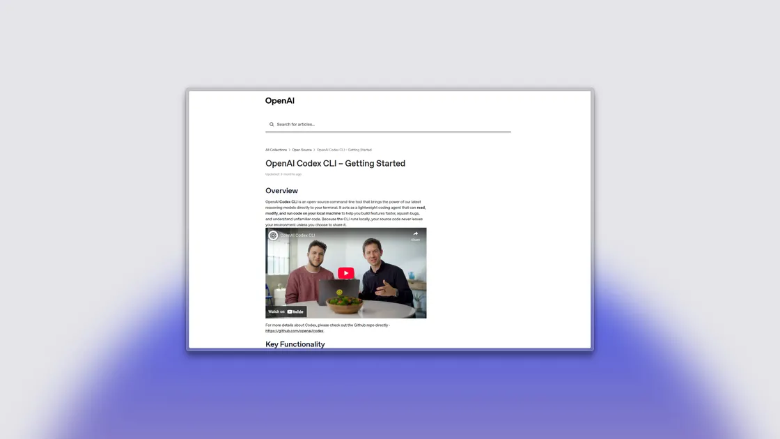 CodexCLI: Chat With Your Code in the Terminal