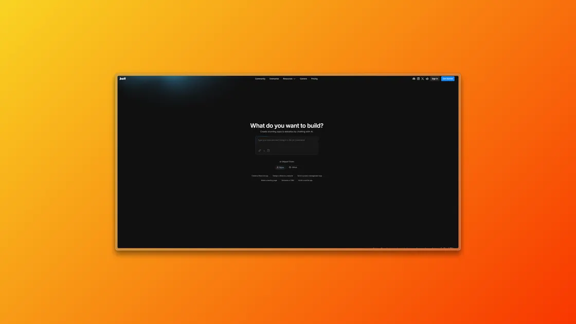 Bolt.new: Describe It, Deploy It
