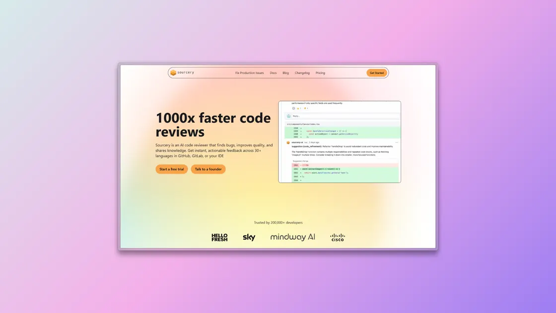 Sourcery AI: Python Refactoring Without the Yak Shaving Sourcery doesn’t try to