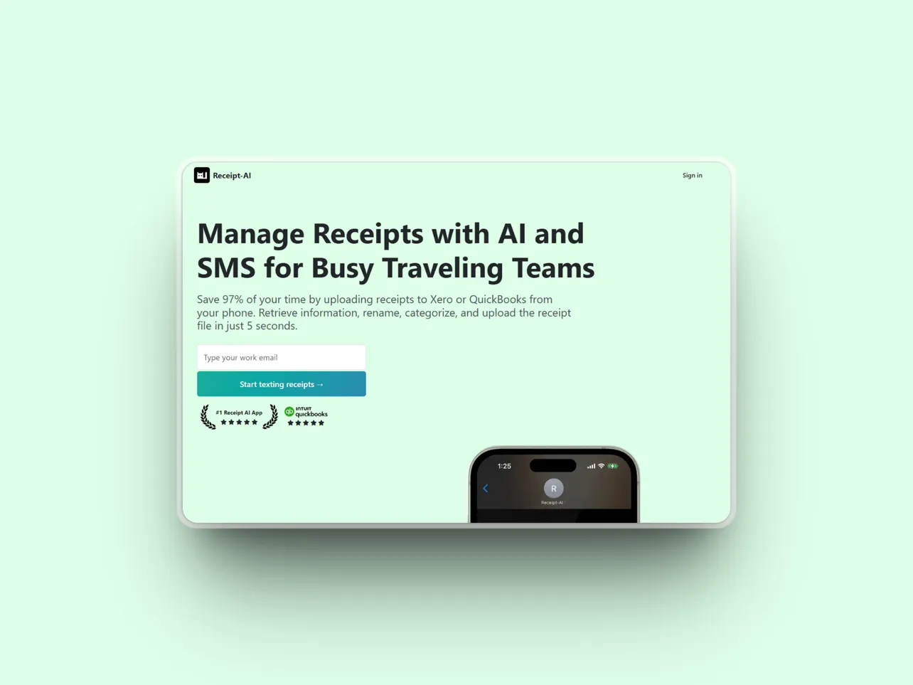 Texting Their Way to $1.5K/Mo - receipt-ai.com