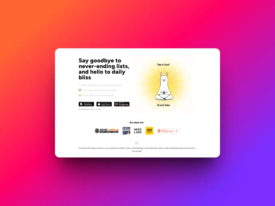 Llama Life: How Building a Calm Productivity Tool Started a Quiet Revolution