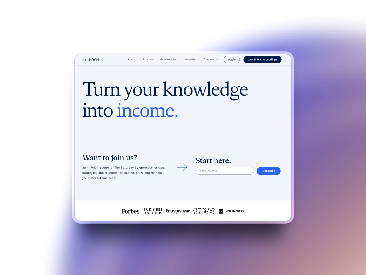 Justin Welsh: From Corporate Burnout to Solopreneur Sage
