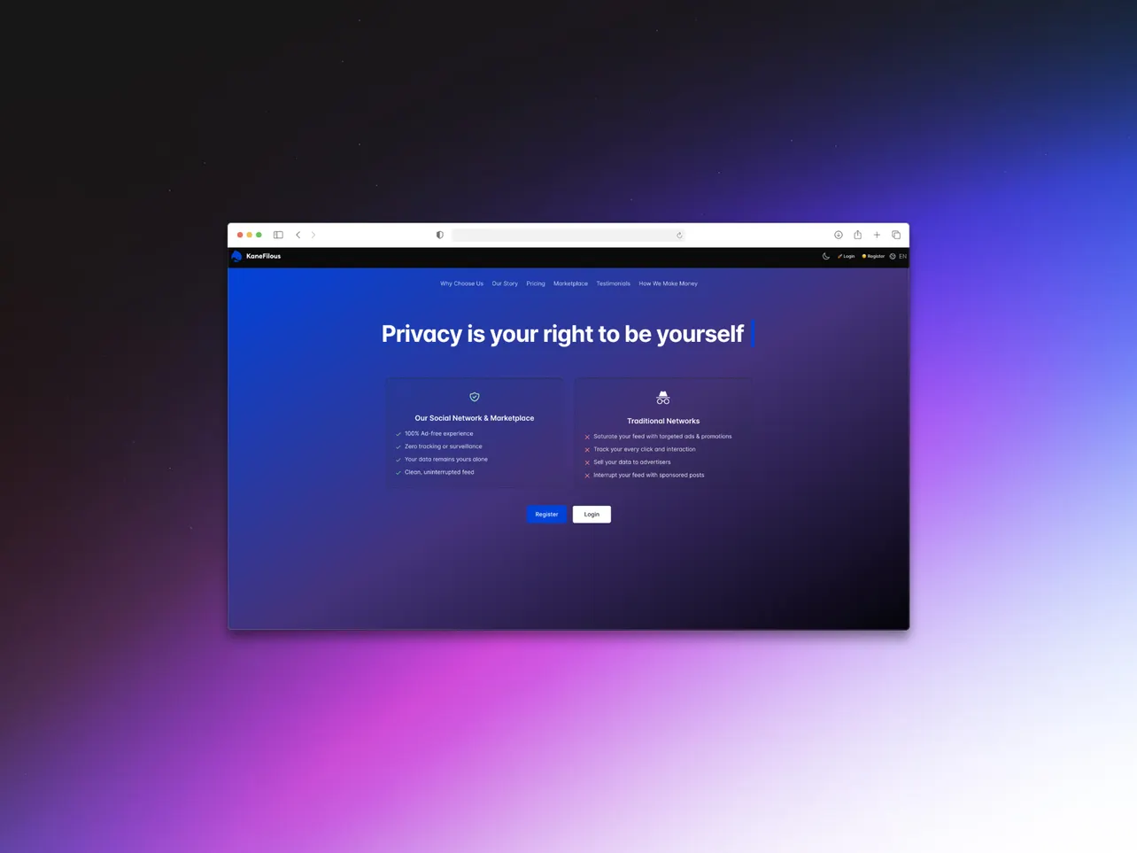 KaneFilous: The New Social Network Ditching Algorithms, Ads, and Surveillance
