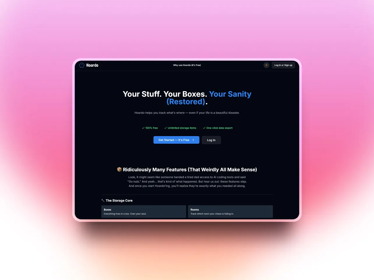 Hoardo: Never Lose Track of Your Stuff Again