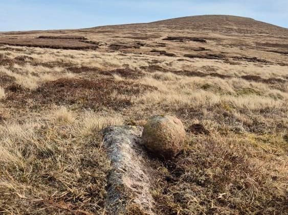 McCrombie's putting stone.