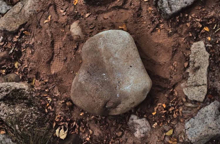The Stone of Thor - one of the contemporary Legend Stones in Germany.