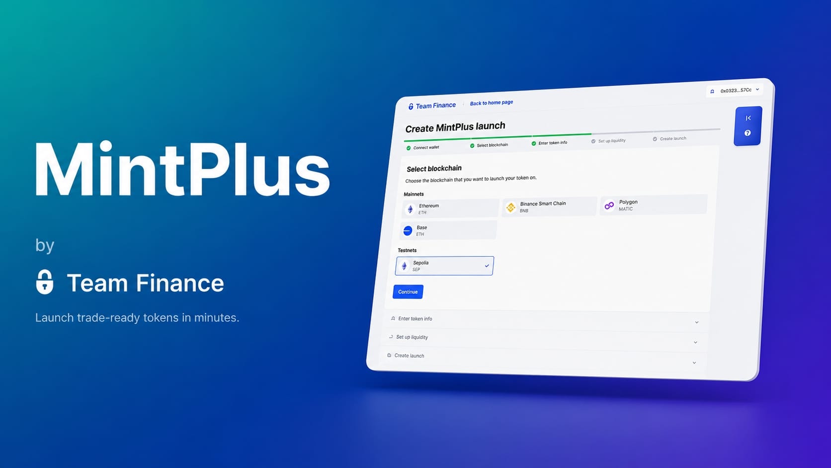 Introducing MintPlus by Team Finance: Token Creation, Uniswap V3 Liquidity, and Locking — All in One Place