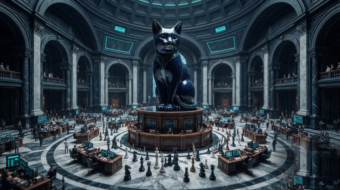 Robinhood Built a Blockchain for Wall Street. A Cartoon Cat Took It Over.