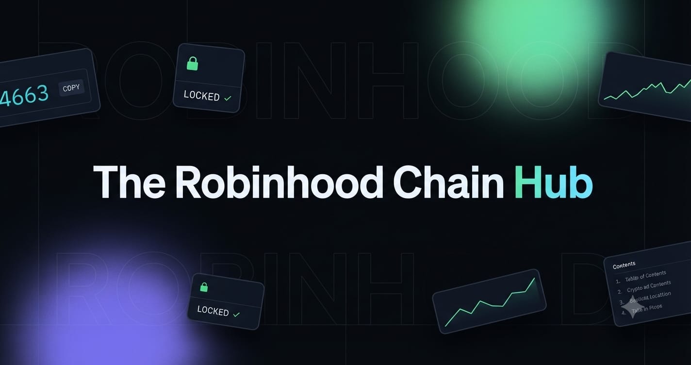 One Page, the Whole Chain: The Robinhood Chain Hub Is Live