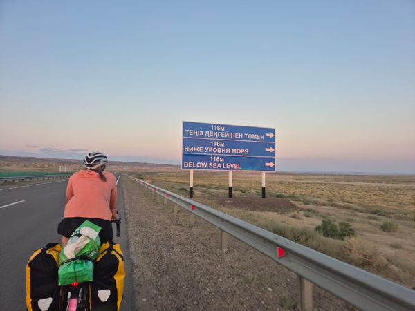Crossing the Desert in Kazakhstan