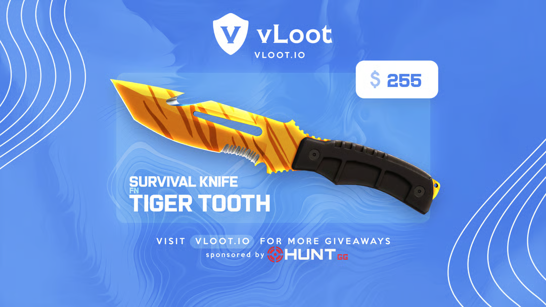 Free Survival Knife Tiger Tooth