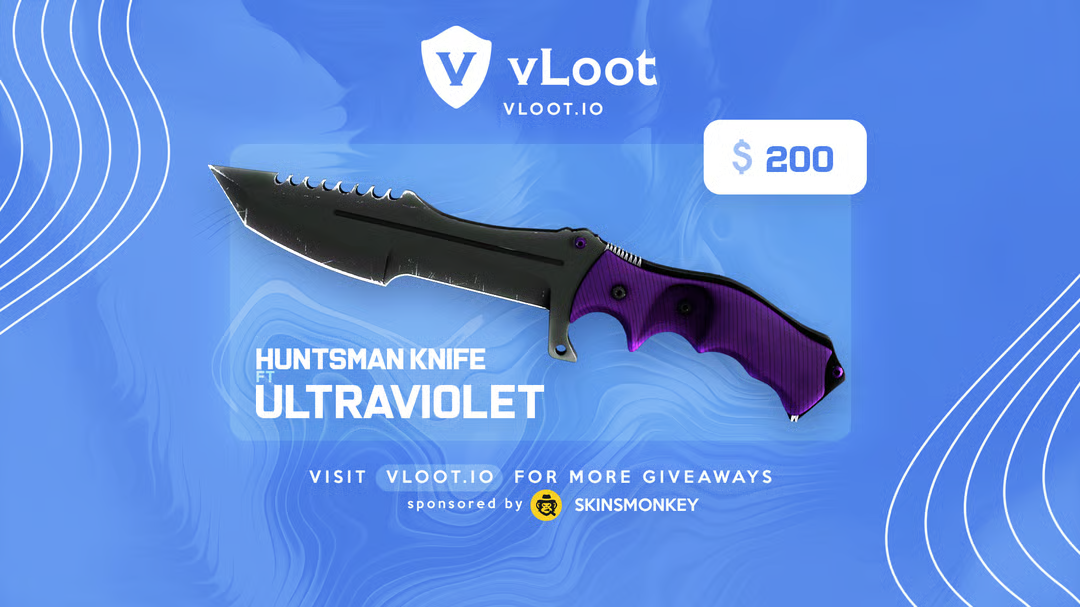 Free Huntsman Knife Ultraviolet